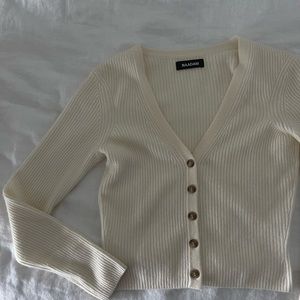 Naadam Cashmere Ribbed Cardigan